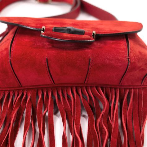 gucci nouveau fringe shoulder bag|Gucci clutch bag.